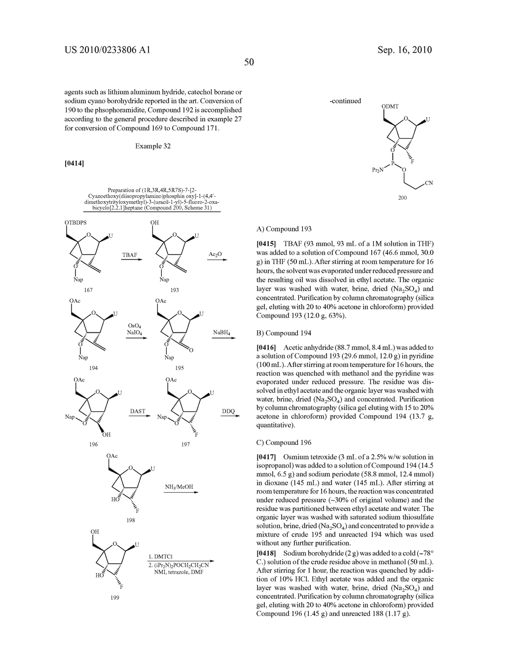 CARBOCYCLIC BICYCLIC NUCLEIC ACID ANALOGS - diagram, schematic, and image 51