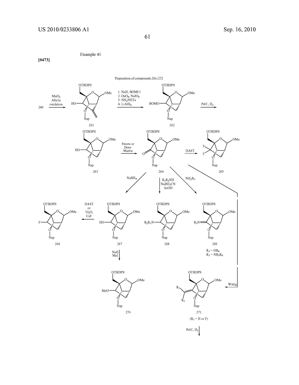 CARBOCYCLIC BICYCLIC NUCLEIC ACID ANALOGS - diagram, schematic, and image 62