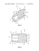 JUMPER SLEEVE FOR CONNECTING AND DISCONNECTING MALE F CONNECTOR TO AND FROM FEMALE F CONNECTOR diagram and image