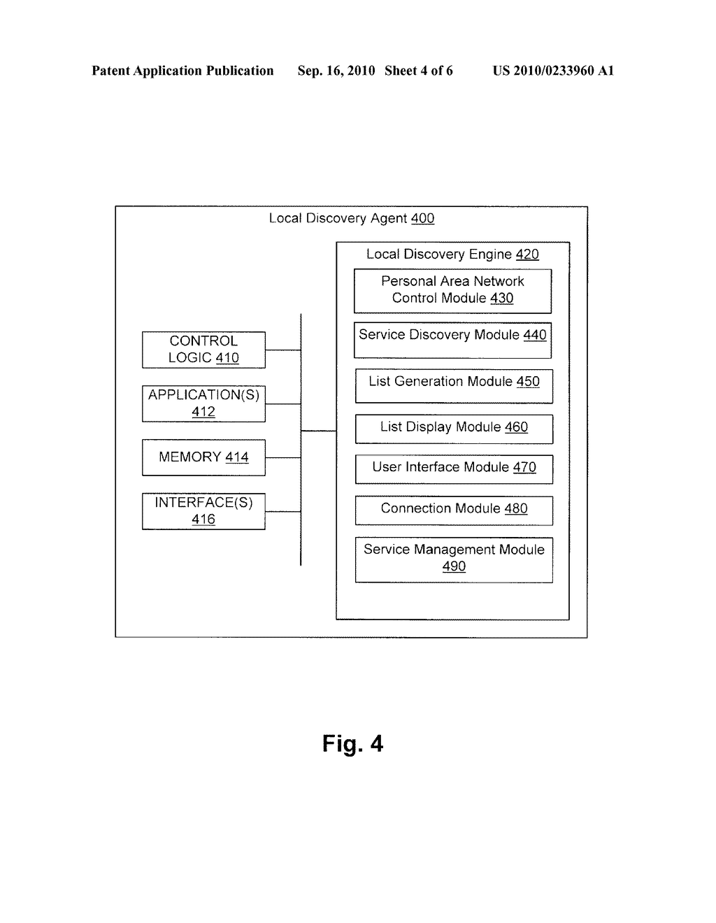 SERVICE DISCOVERY FUNCTIONALITY UTILIZING PERSONAL AREA NETWORK PROTOCOLS - diagram, schematic, and image 05