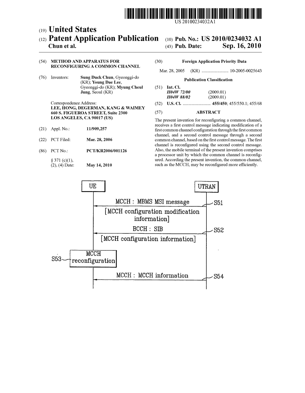 METHOD AND APPARATUS FOR RECONFIGURING A COMMON CHANNEL - diagram, schematic, and image 01