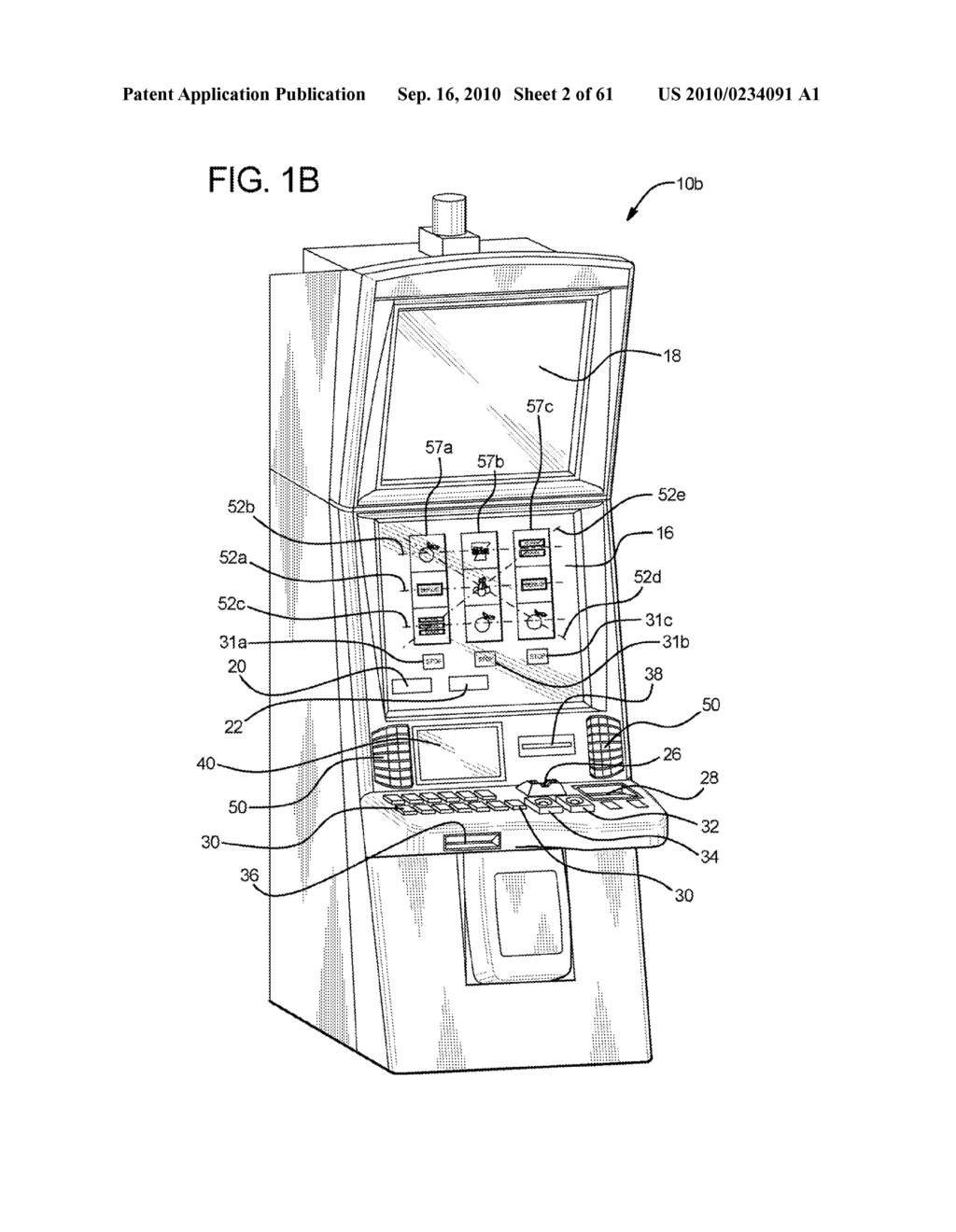 GAMING DEVICE AND METHOD PROVIDING SLOT GAME HAVING VIRTUAL MAP DRIVEN REEL STOP POSITION DETERMINATIONS - diagram, schematic, and image 03