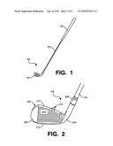 GOLF CLUBS AND GOLF CLUB HEADS HAVING FEEL ALTERING SYSTEMS diagram and image