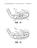 GOLF CLUBS AND GOLF CLUB HEADS HAVING FEEL ALTERING SYSTEMS diagram and image