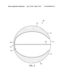 Basketball Having Indicia to Enhance Visibility diagram and image