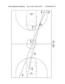 Basketball Having Indicia to Enhance Visibility diagram and image