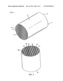 Controlled Pore Size Distribution Porous Ceramic Honeycomb Filter, Honeycomb Green Body, Batch Mixture And Manufacturing Method Therefor diagram and image