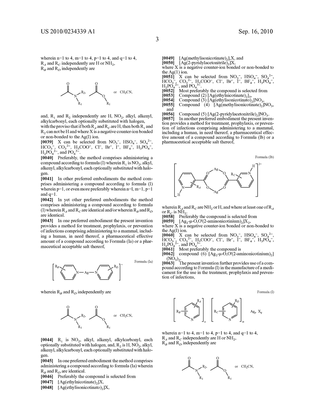 SILVER(I) COMPOUNDS AND THEIR USE IN PHARMACEUTICAL COMPOSITIONS FOR THE TREATMENT,PROPHYLAXIS AND PREVENTION OF INFECTIONS - diagram, schematic, and image 04