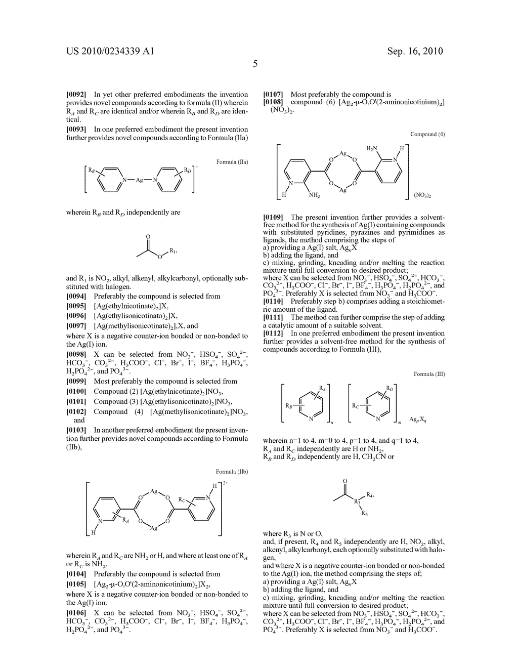 SILVER(I) COMPOUNDS AND THEIR USE IN PHARMACEUTICAL COMPOSITIONS FOR THE TREATMENT,PROPHYLAXIS AND PREVENTION OF INFECTIONS - diagram, schematic, and image 06