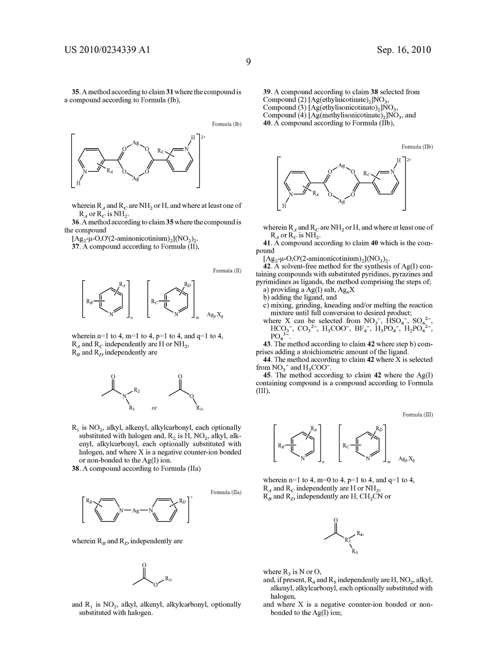 SILVER(I) COMPOUNDS AND THEIR USE IN PHARMACEUTICAL COMPOSITIONS FOR THE TREATMENT,PROPHYLAXIS AND PREVENTION OF INFECTIONS - diagram, schematic, and image 10