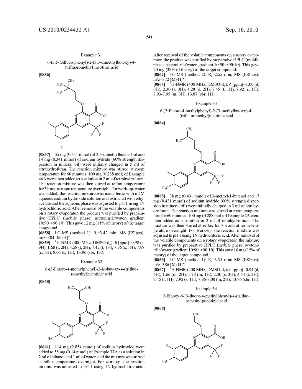 Substituted 6-phenylnicotinic acids and their use - diagram, schematic, and image 51