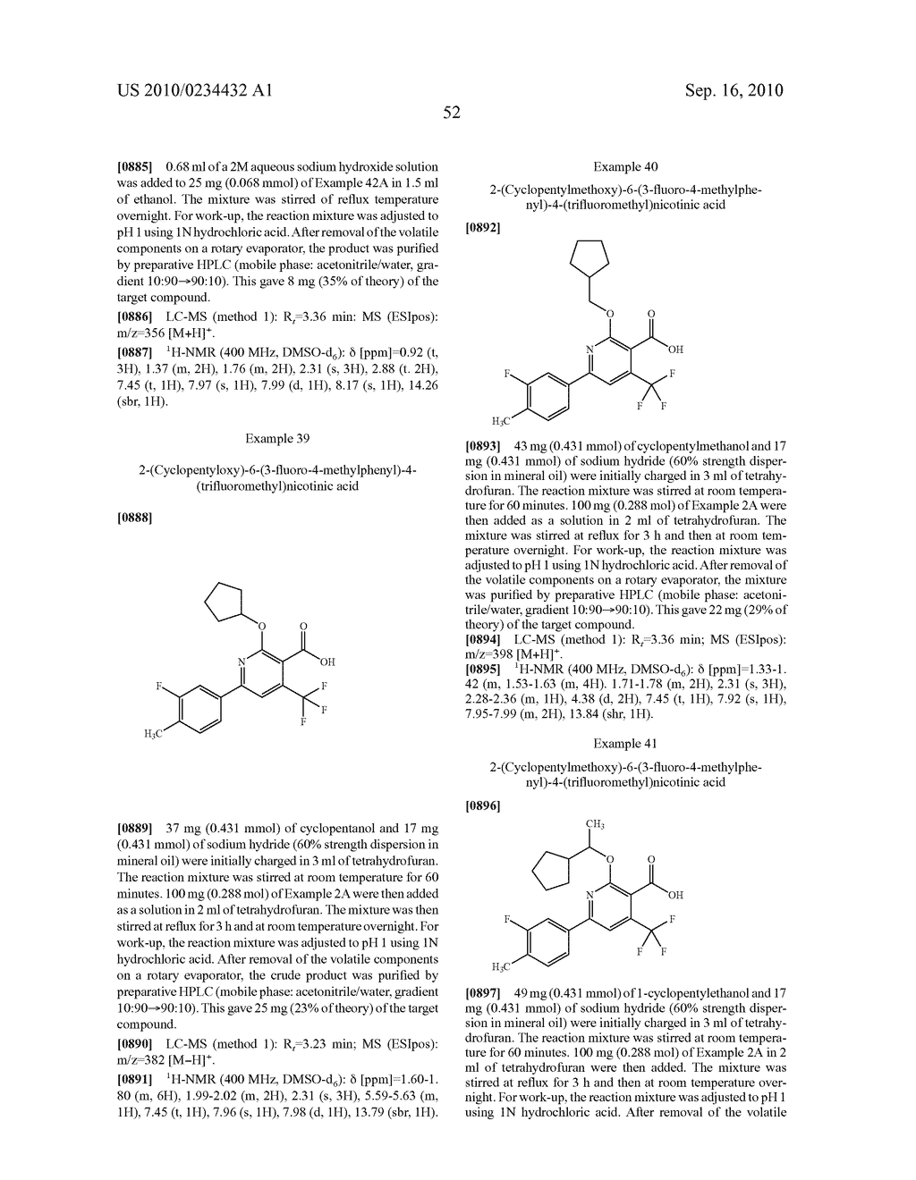 Substituted 6-phenylnicotinic acids and their use - diagram, schematic, and image 53