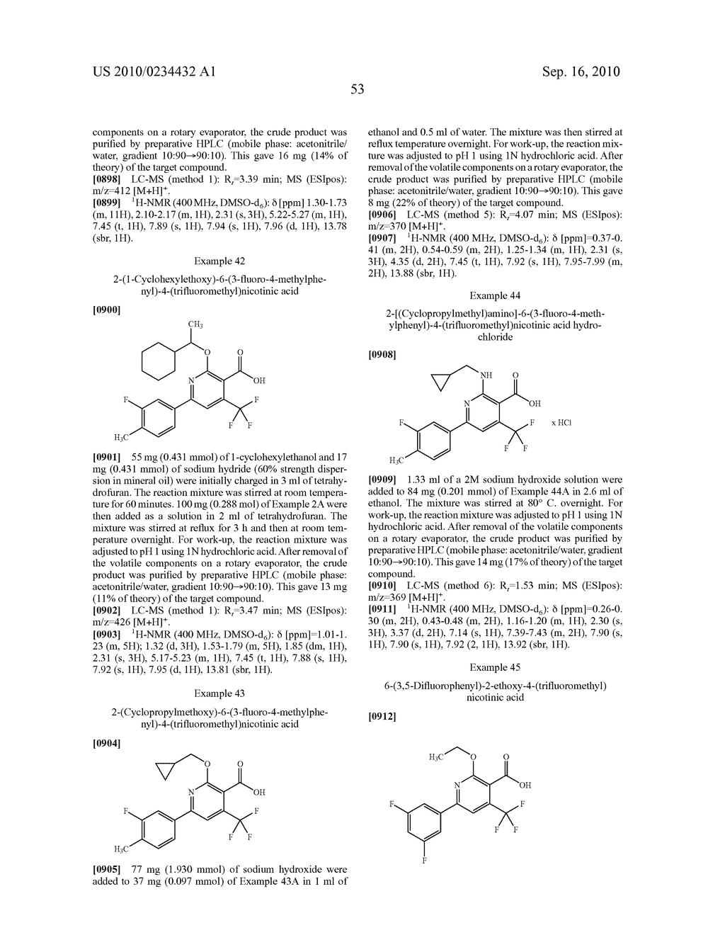 Substituted 6-phenylnicotinic acids and their use - diagram, schematic, and image 54