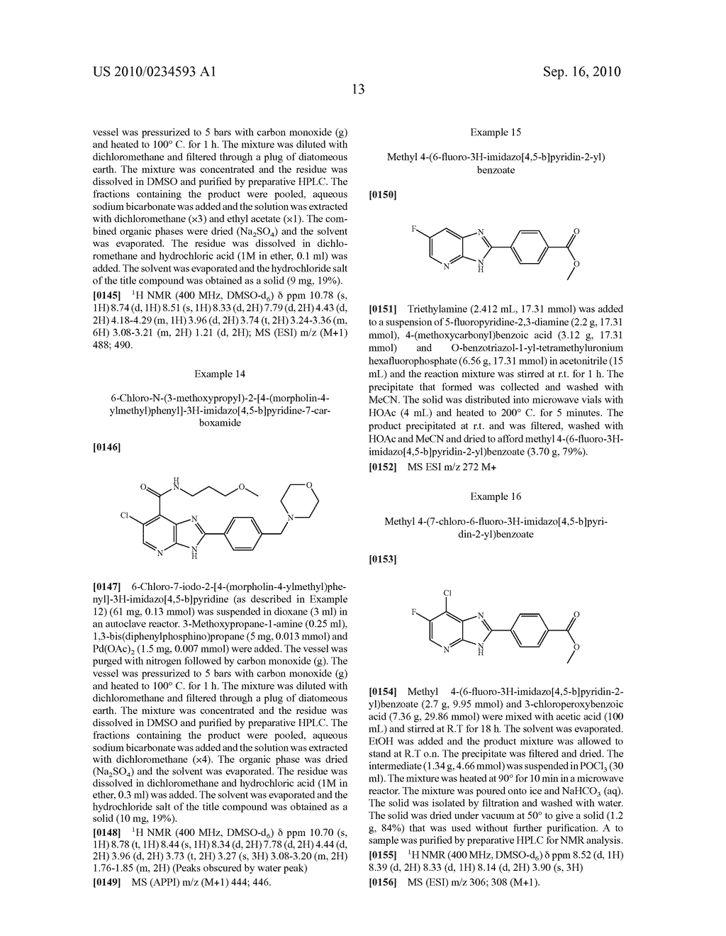  Imidazo[4,5-B]Pyridine-7-Carboxamides 704 - diagram, schematic, and image 14