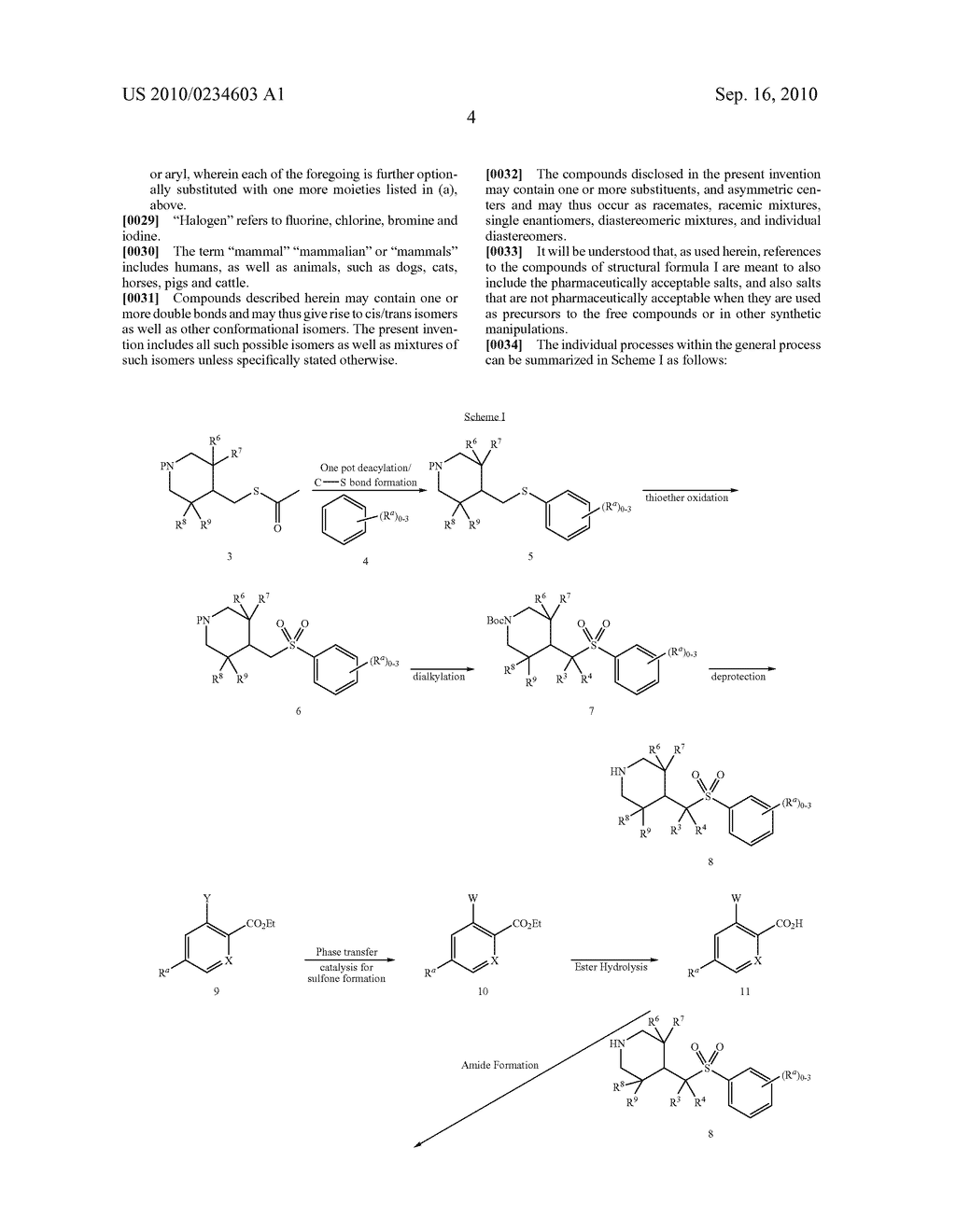 Process for Making Substituted Aryl Sulfone Intermediates - diagram, schematic, and image 05