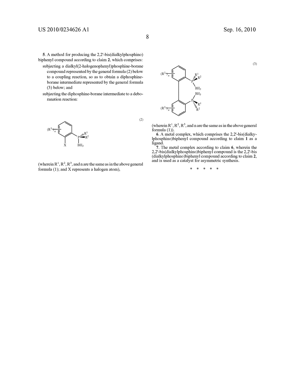 2, 2'-BIS (DIALKYLPHOSPHINO) BIPHENYL COMPOUND, PRODUCTION METHOD THEREOF, AND METAL COMPLEX COMPRISING THE COMPOUND AS LIGAND - diagram, schematic, and image 09