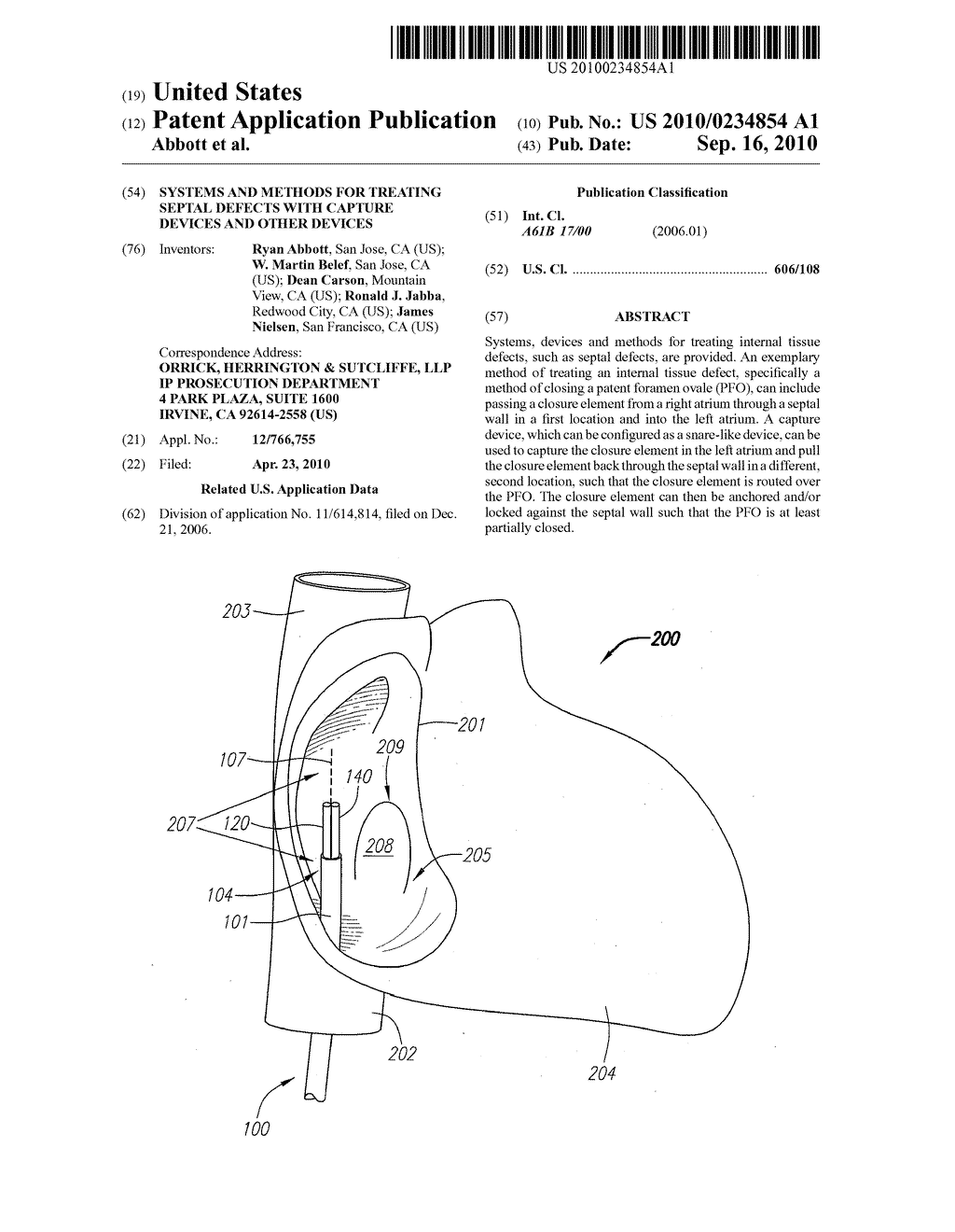 Systems and Methods for Treating Septal Defects with Capture Devices and Other Devices - diagram, schematic, and image 01