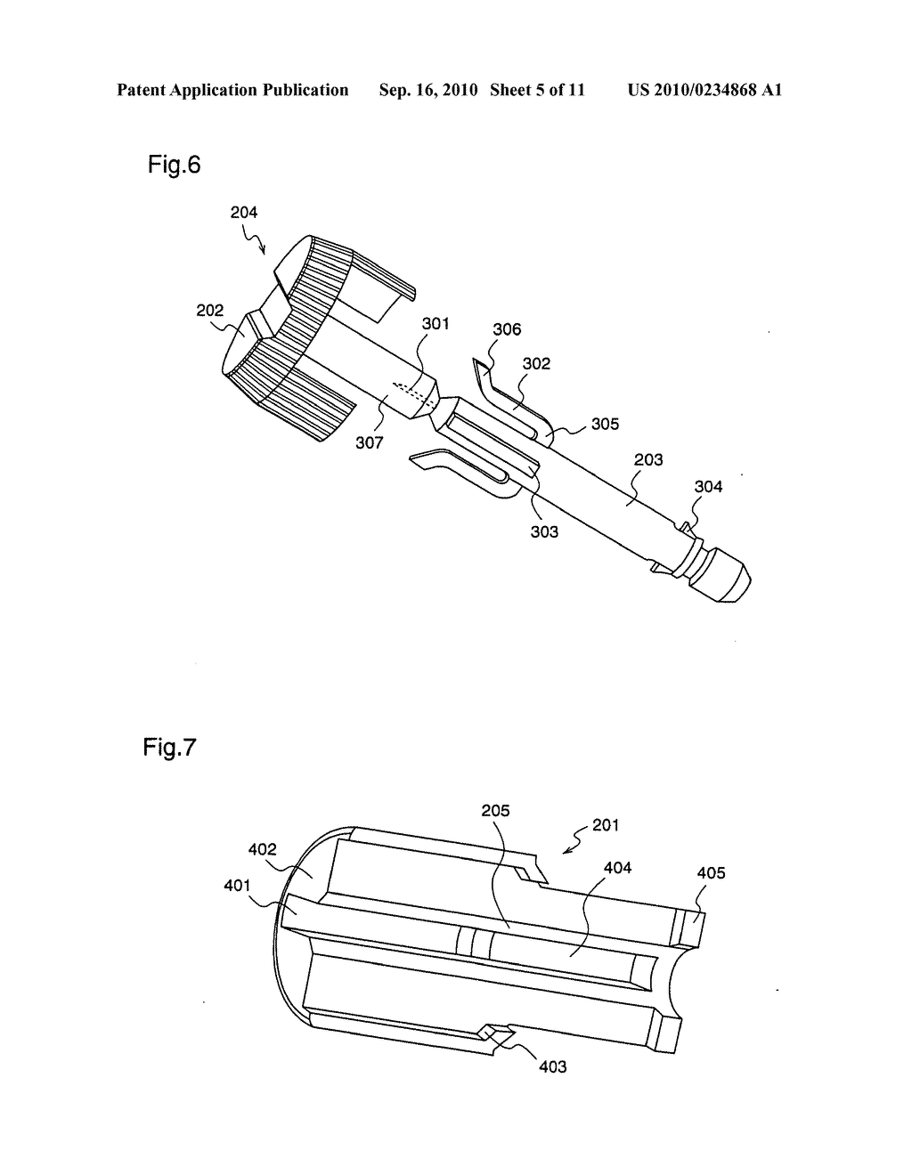 Puncture device and puncture needle cartridge - diagram, schematic, and image 06