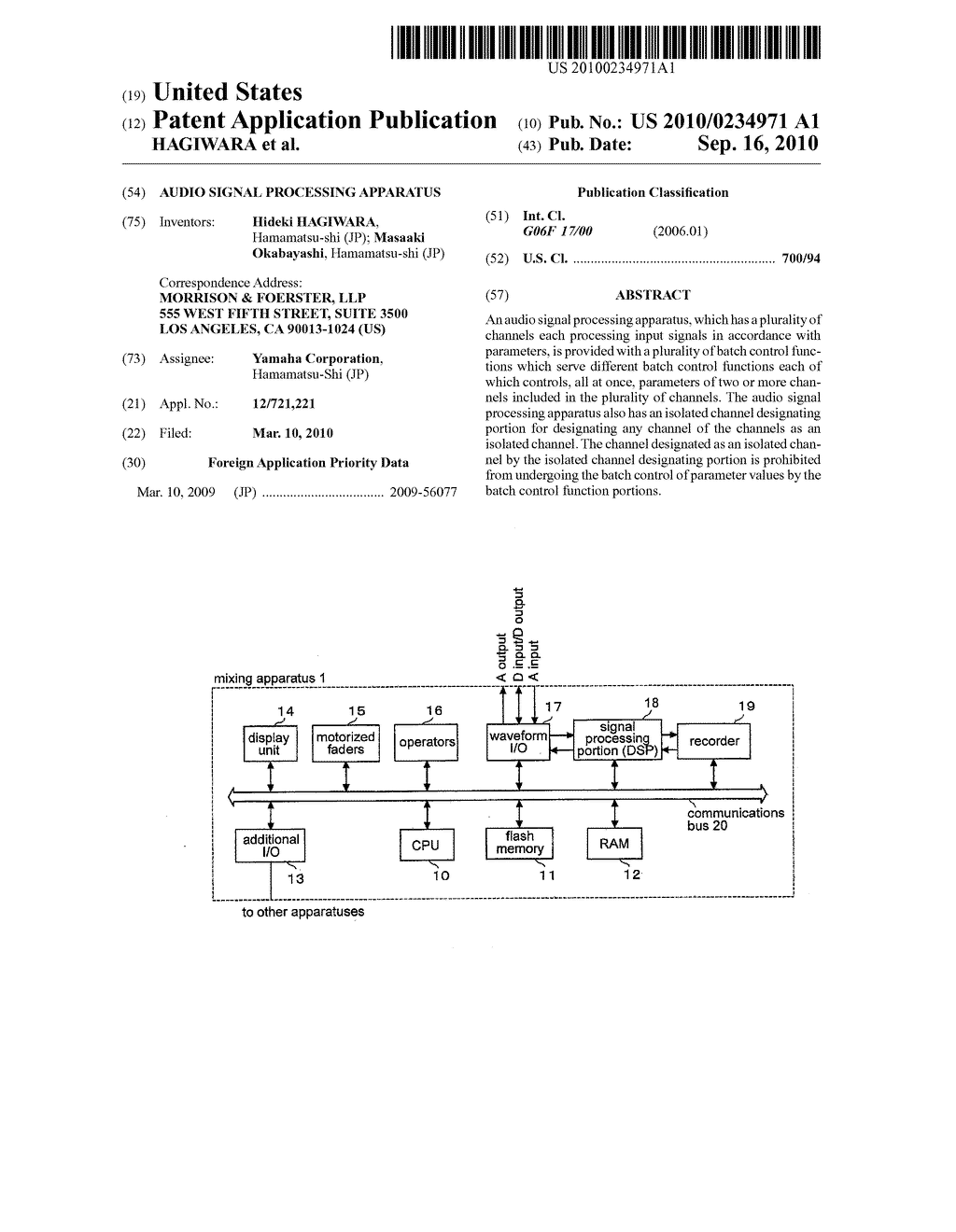 AUDIO SIGNAL PROCESSING APPARATUS - diagram, schematic, and image 01