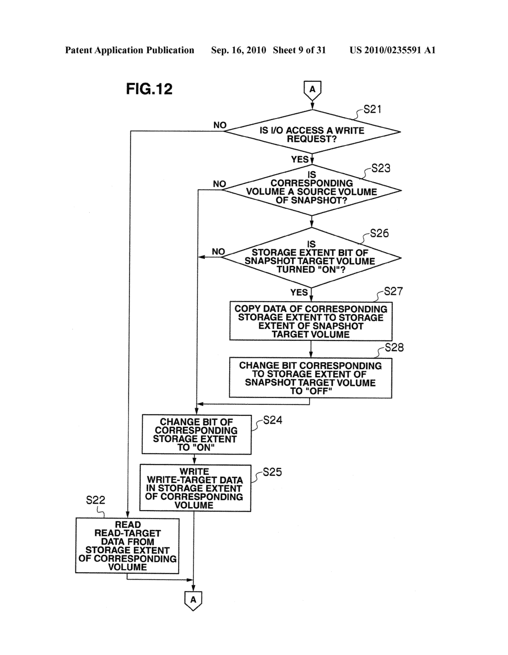 COMPUTER SYSTEM AND SNAPSHOT CREATION METHOD THEREOF, DELAYING SNAPSHOT CREATION UNTIL PENDING TRANSFER BETWEEN VOLUMES IS COMPLETE - diagram, schematic, and image 10