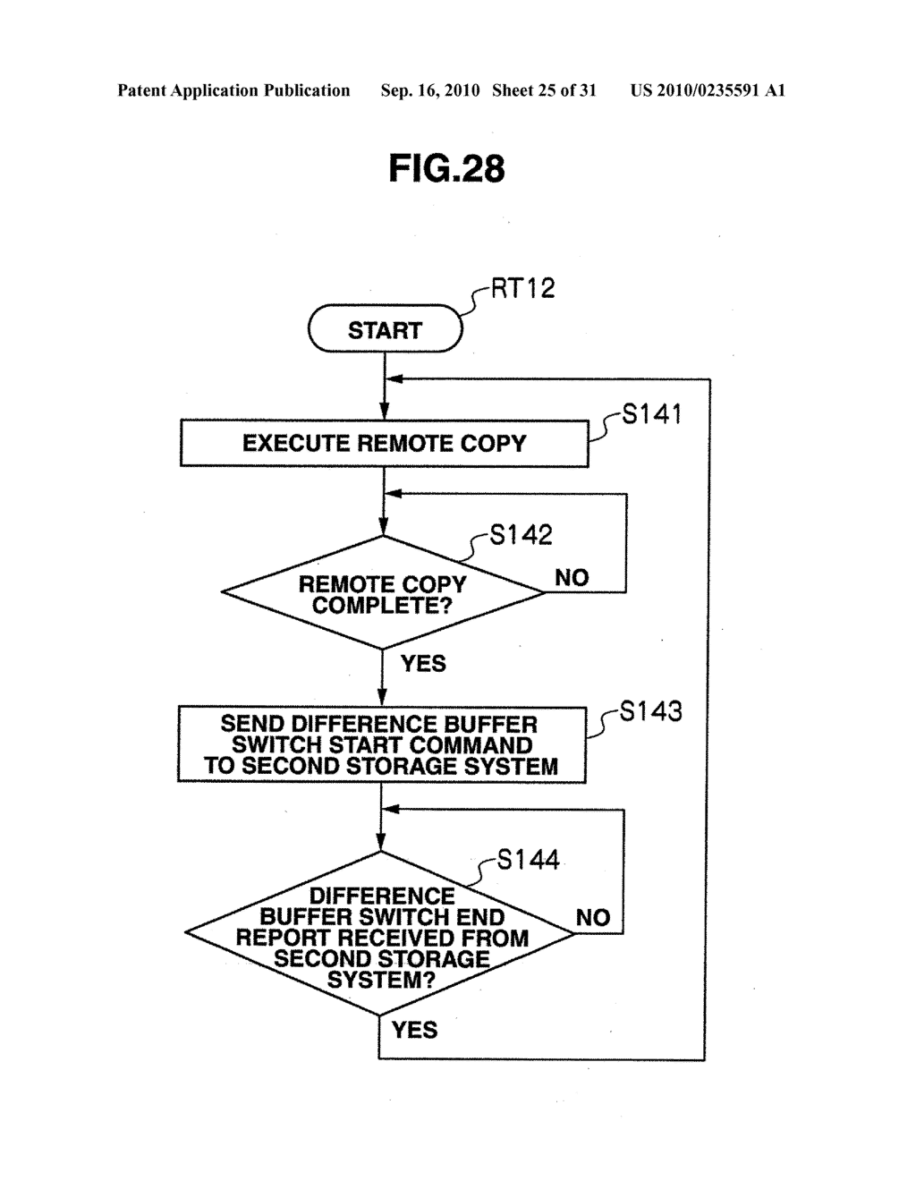 COMPUTER SYSTEM AND SNAPSHOT CREATION METHOD THEREOF, DELAYING SNAPSHOT CREATION UNTIL PENDING TRANSFER BETWEEN VOLUMES IS COMPLETE - diagram, schematic, and image 26