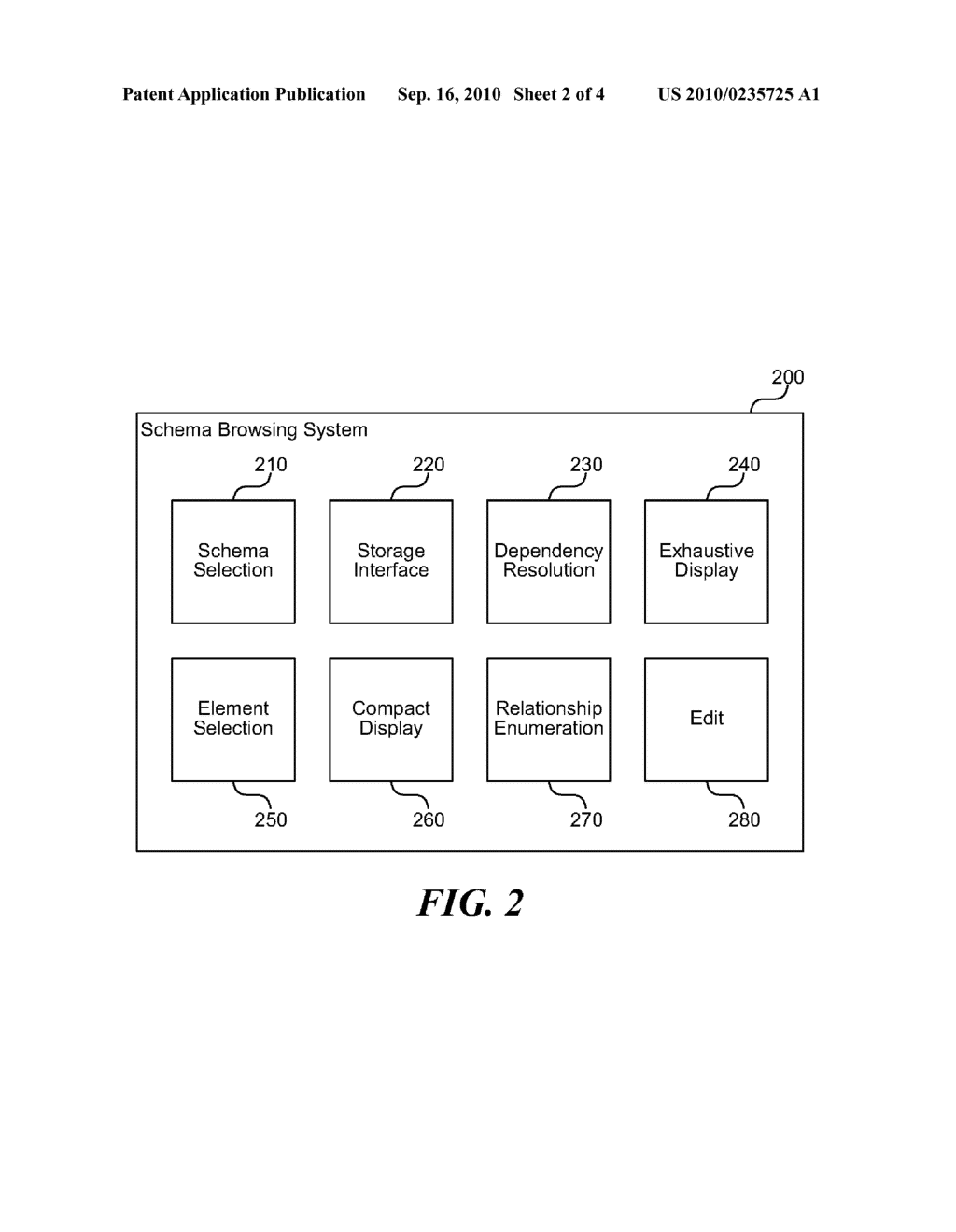 SELECTIVE DISPLAY OF ELEMENTS OF A SCHEMA SET - diagram, schematic, and image 03