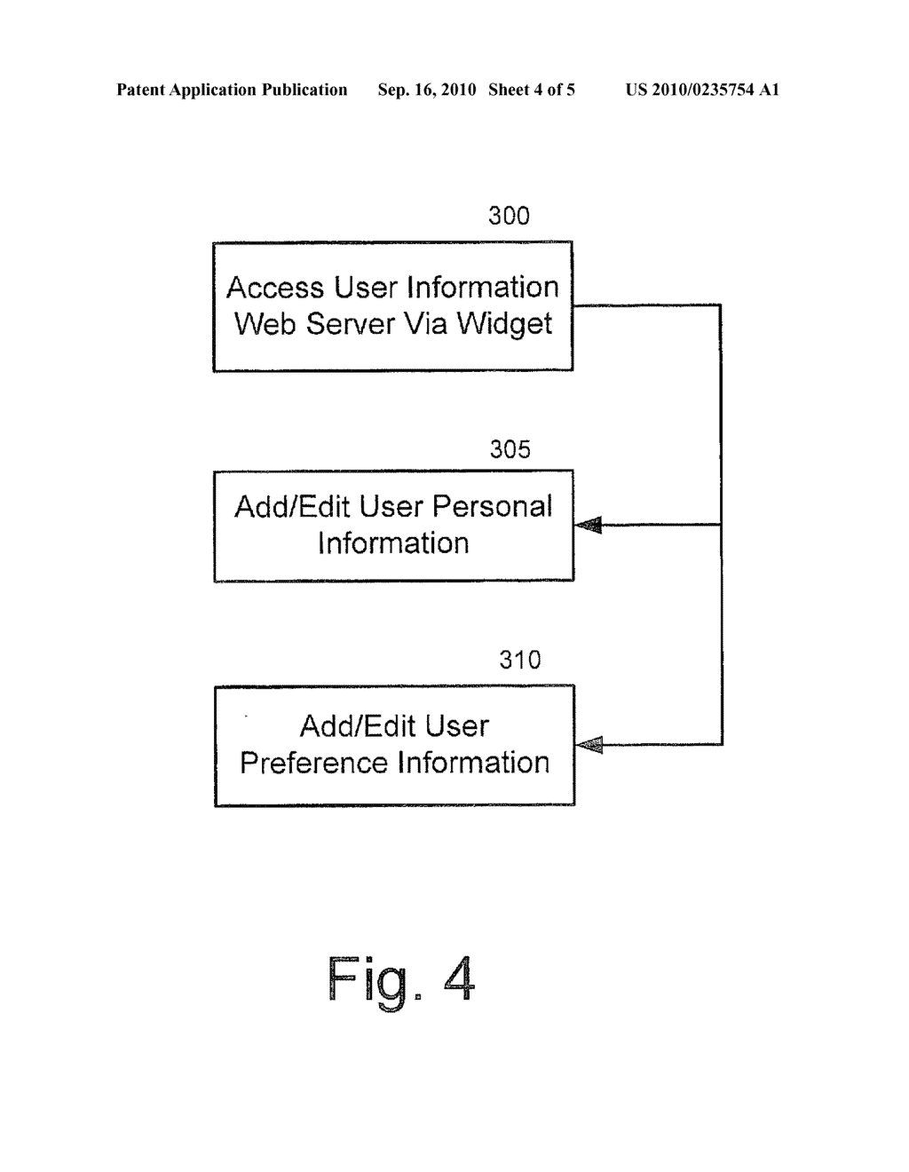 USER INFORMATION WIDGETS AND METHODS FOR UPDATING AND RETRIEVING USER INFORMATION - diagram, schematic, and image 05
