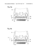 CARD FLAT BAR FOR A CARDING MACHINE, FOR COTTON, SYNTHETIC FIBRES OR THE LIKE, HAVING A CARD FLAT CLOTHING diagram and image