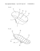 SOLE OF A SHOE FOR TRIPLE TIME WALKS AND WALKING REFORM diagram and image