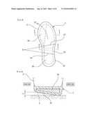 SOLE OF A SHOE FOR TRIPLE TIME WALKS AND WALKING REFORM diagram and image