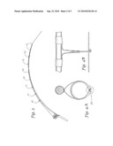 ROLLER FISHING LINE GUIDE FOR A FISHING ROD diagram and image