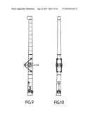 WIND POWER MACHINE PROVIDED WITH AN ARTICULATED MAST diagram and image