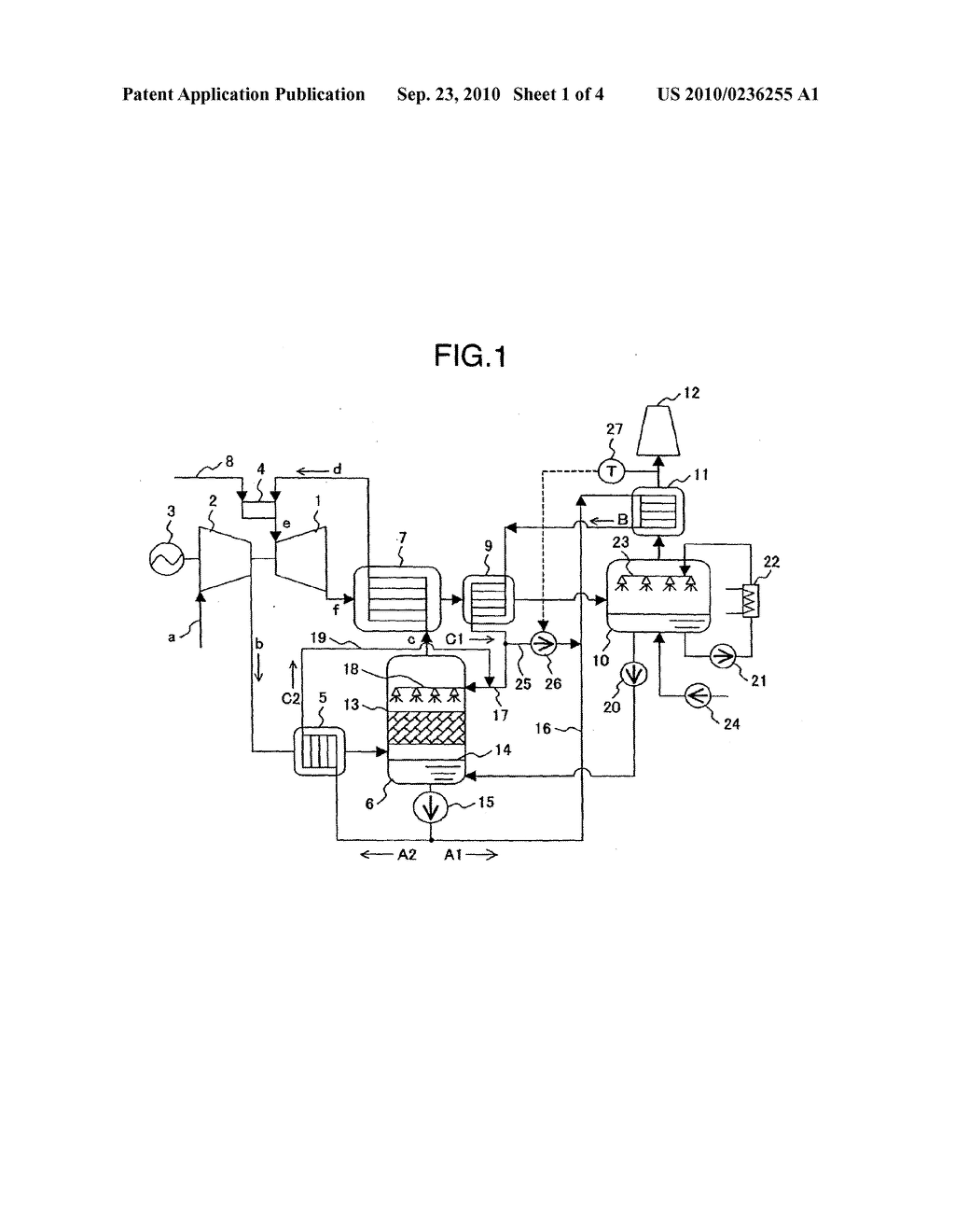 GAS TURBINE EQUIPMENT UTILIZING HIGH HUMIDITY - diagram, schematic, and image 02