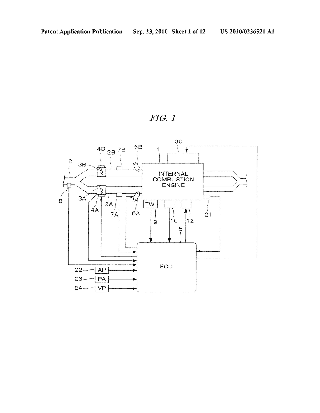 CONTROL SYSTEM FOR INTERNAL COMBUSTION ENGINE - diagram, schematic, and image 02