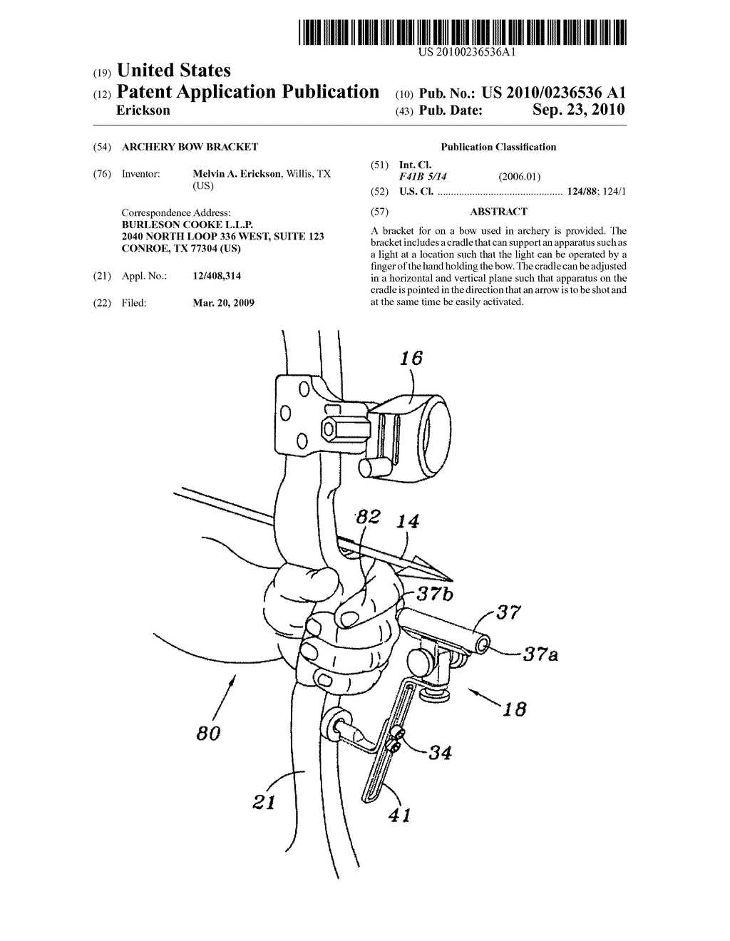 Archery Bow Bracket - diagram, schematic, and image 01