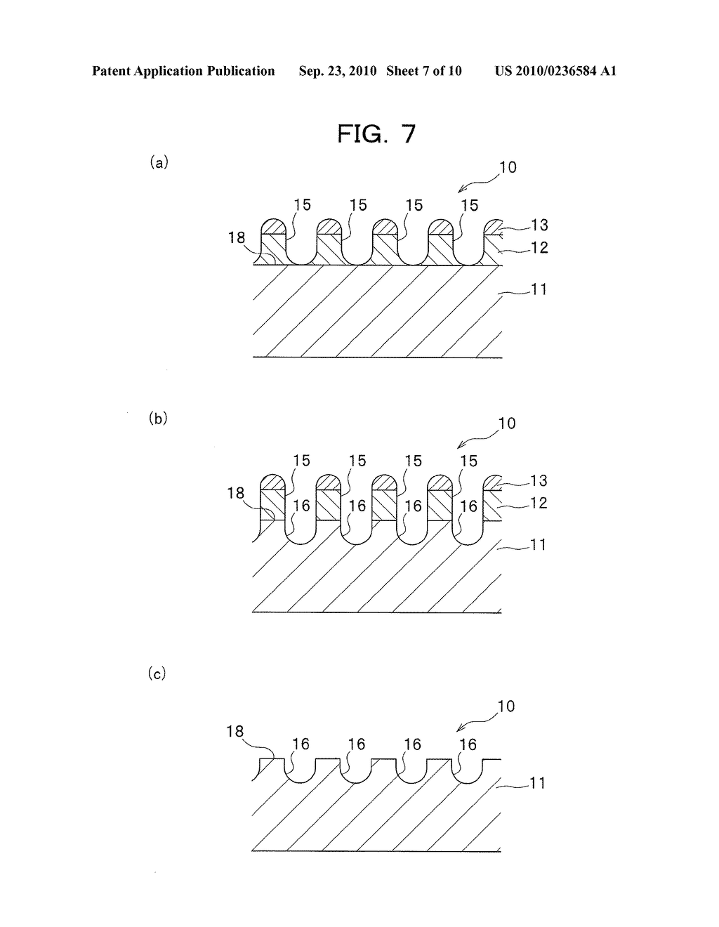 METHOD FOR CLEANING HEAT MODE TYPE RECORDING MATERIAL LAYER, METHOD FOR MANUFACTURING PIT-PROJECTION PRODUCT, METHOD FOR MANUFACTURING LIGHT EMITTING ELEMENT, AND METHOD FOR MANUFACTURING OPTICAL ELEMENT - diagram, schematic, and image 08
