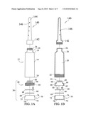 BOTTLE FOR FORMING AND SAFELY HOUSING ELEMENTAL IODINE AND DISPENSING ATTACHMENTS diagram and image
