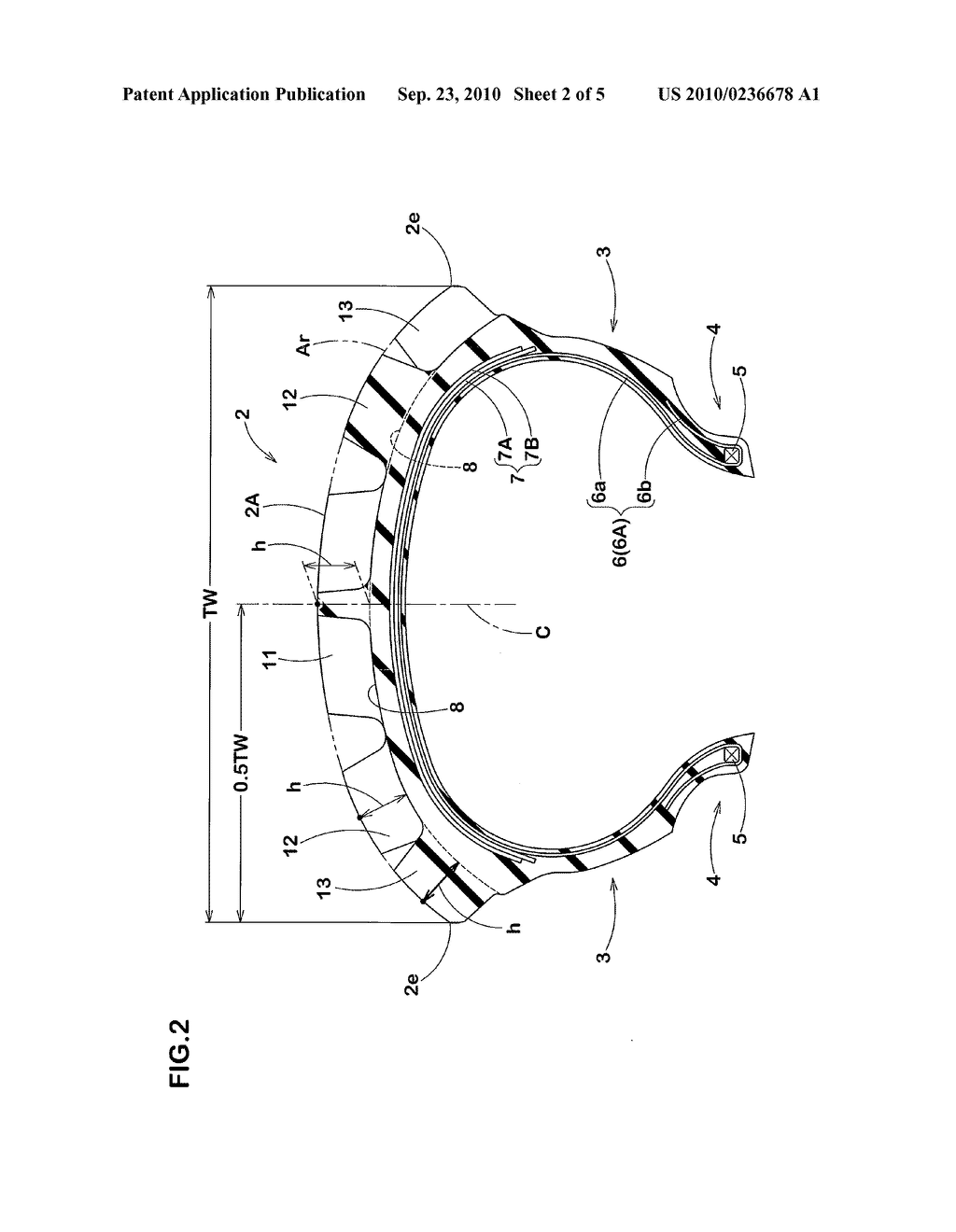 OFF-ROAD PNEUMATIC TIRE - diagram, schematic, and image 03