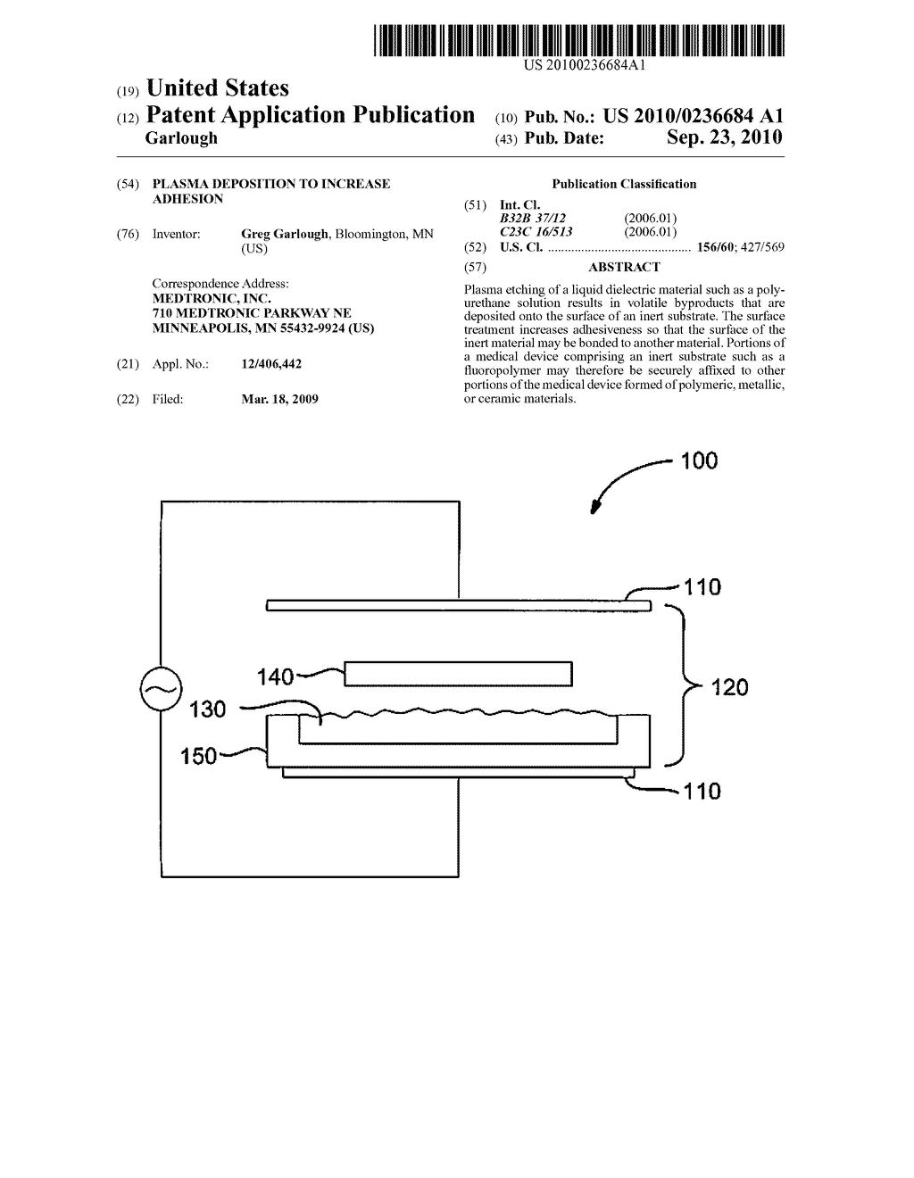 PLASMA DEPOSITION TO INCREASE ADHESION - diagram, schematic, and image 01