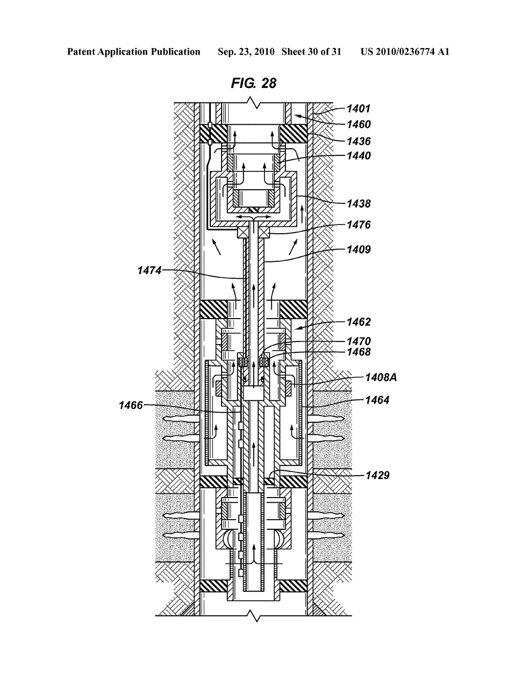 COMPLETION SYSTEM HAVING A SAND CONTROL ASSEMBLY, AN INDUCTIVE COUPLER, AND A SENSOR PROXIMATE TO THE SAND CONTROL ASSEMBLY - diagram, schematic, and image 31