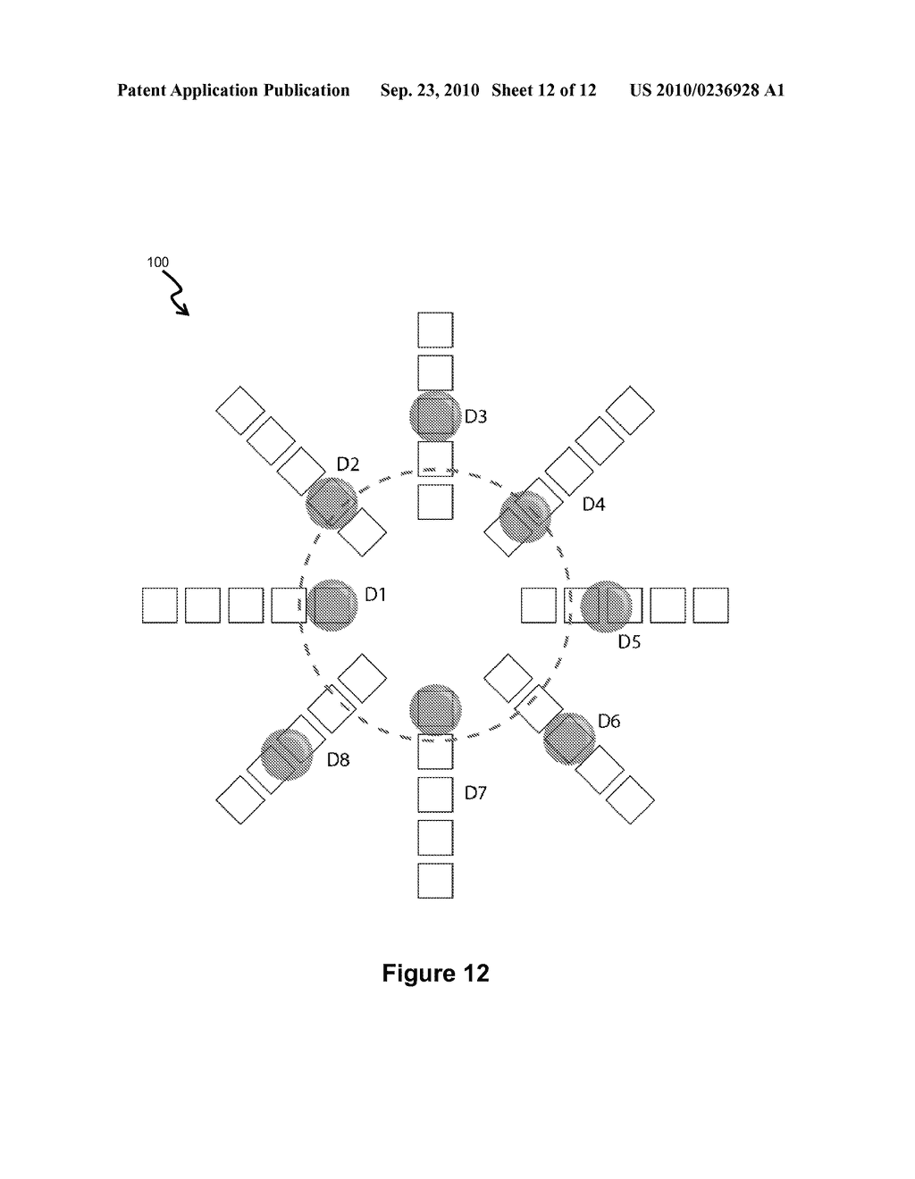 Multiplexed Detection Schemes for a Droplet Actuator - diagram, schematic, and image 13