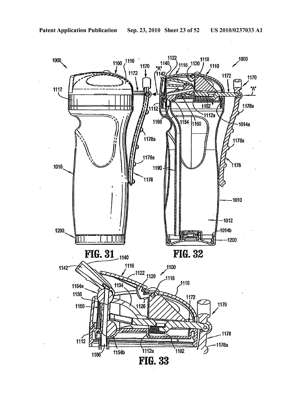 BOTTOM FILLABLE BOTTLES AND SYSTEMS FOR CHARGING THE SAME - diagram, schematic, and image 24