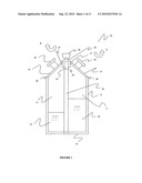 Multi-chambered bottles for separating contents and methods of manufacturing the same diagram and image