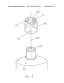 Cleaning Mechanism of build-up for the dispenser diagram and image