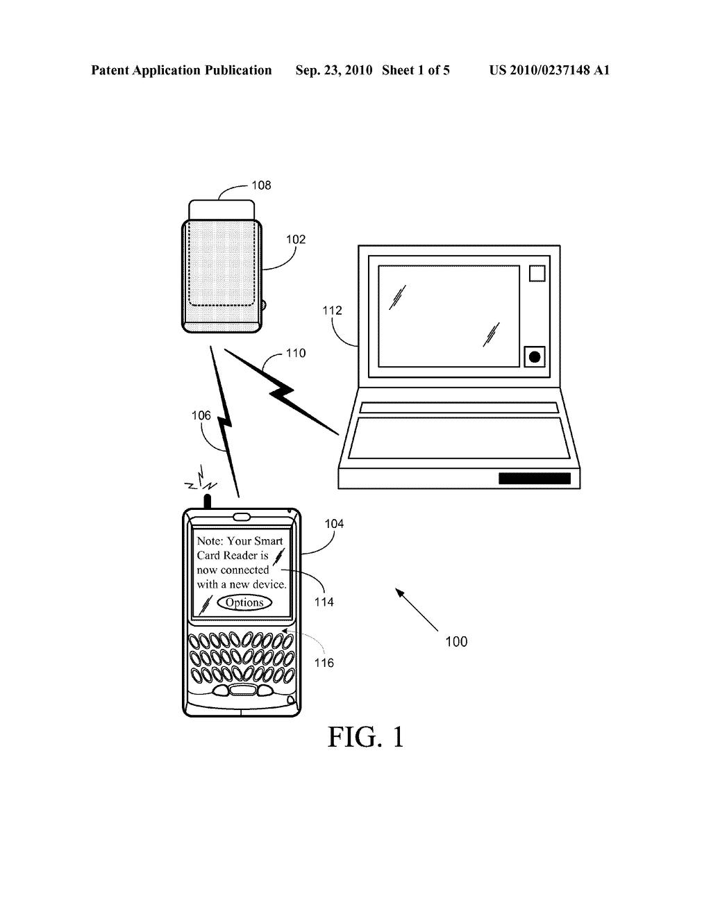 Controlling Connectivity of a Wireless Smart Card Reader - diagram, schematic, and image 02