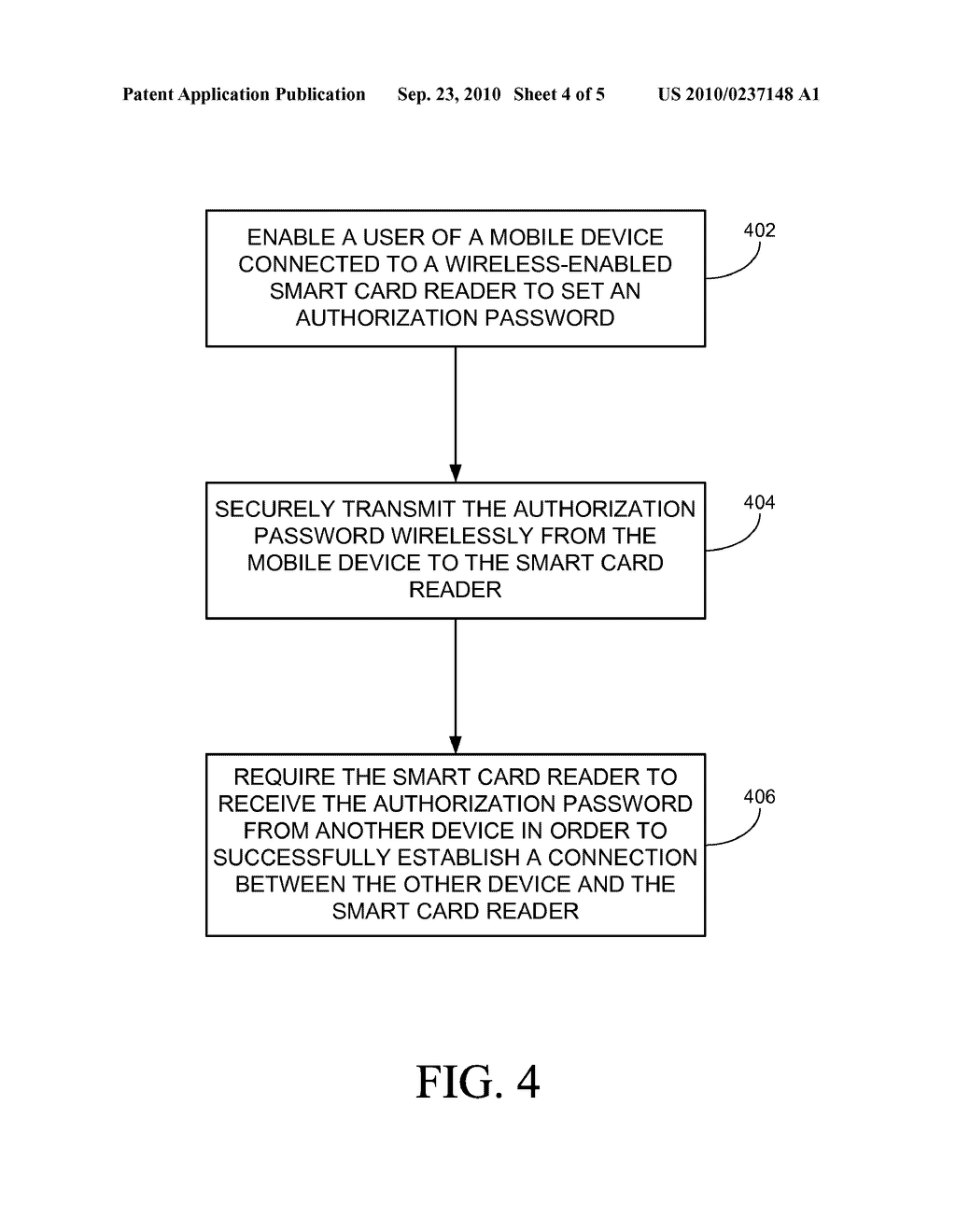 Controlling Connectivity of a Wireless Smart Card Reader - diagram, schematic, and image 05