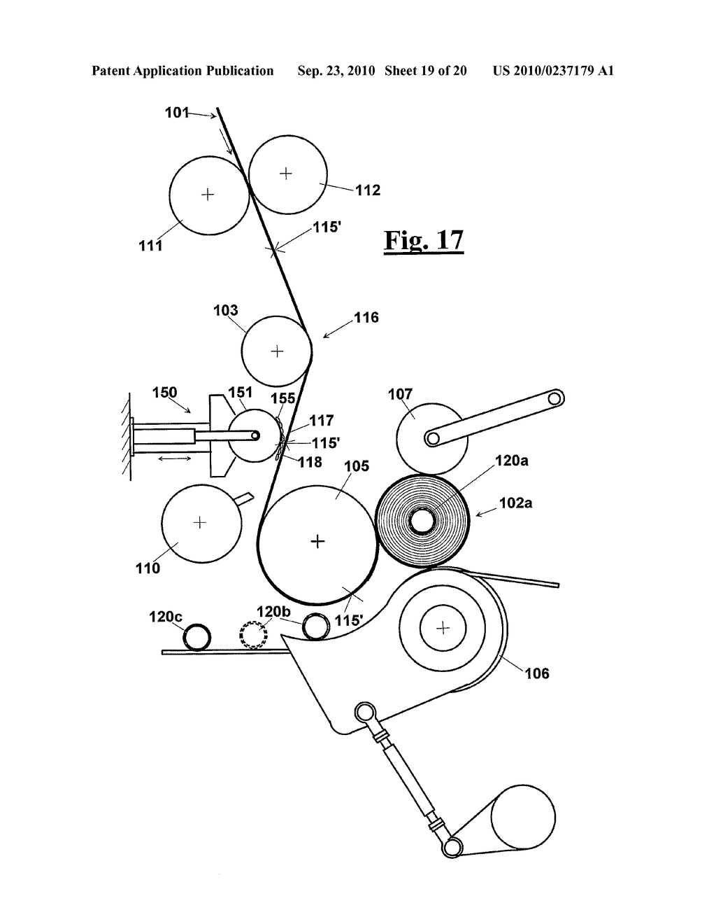 REWINDING METHOD AND REWINDING MACHINE THAT CARRIES OUT THIS METHOD - diagram, schematic, and image 20