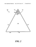 Apparatus for collecting and handling yard debris utilizing a reusable receptable diagram and image