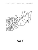 Apparatus for collecting and handling yard debris utilizing a reusable receptable diagram and image