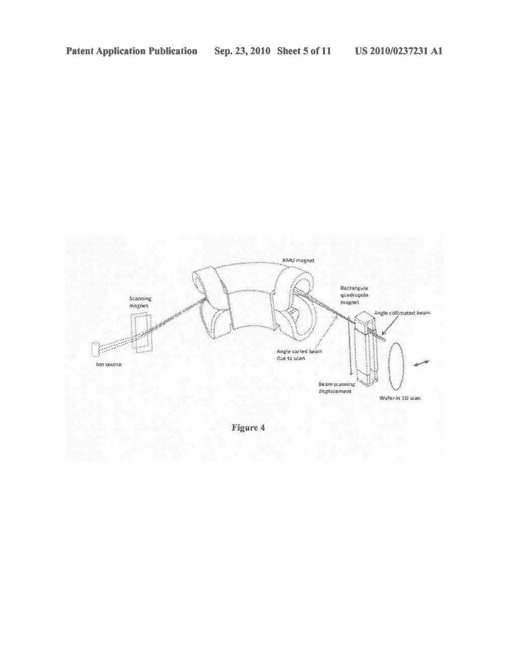 Apparatus and method for ion beam implantation using scanning and spot beams - diagram, schematic, and image 06